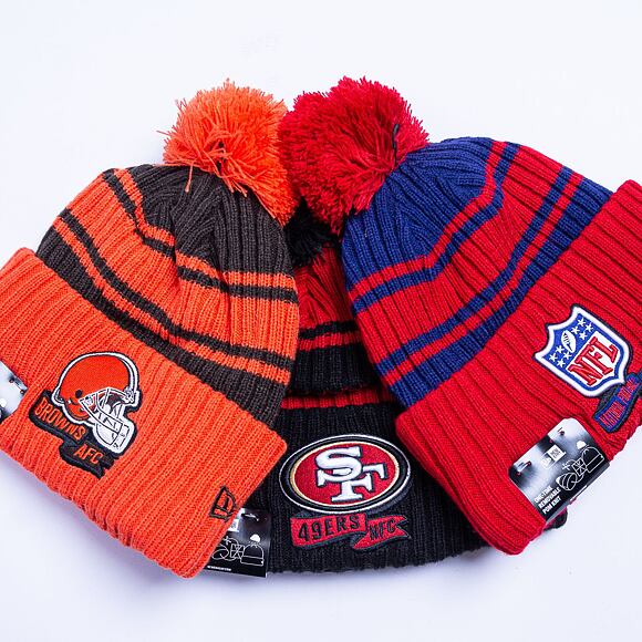 New Era NFL22 Sideline Sport Knit NFL Logo Team Color Winter Beanie