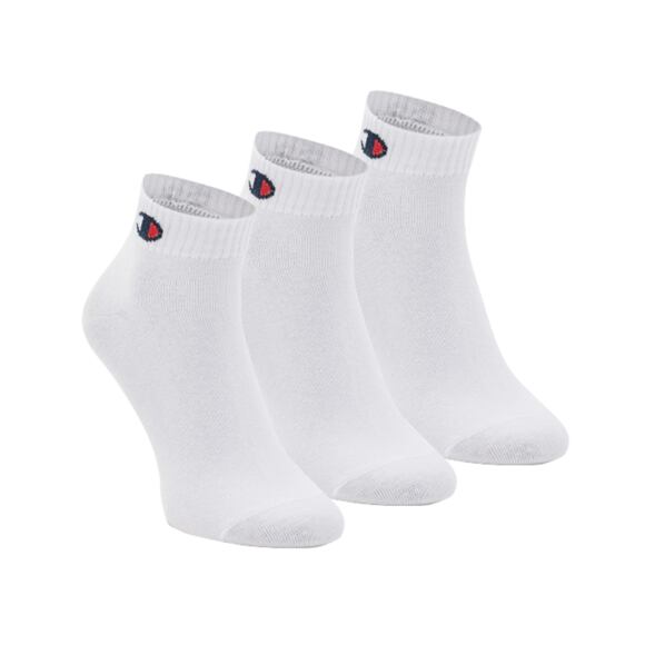Champion 3pk Quarter Socks WHT/WHT/WHT
