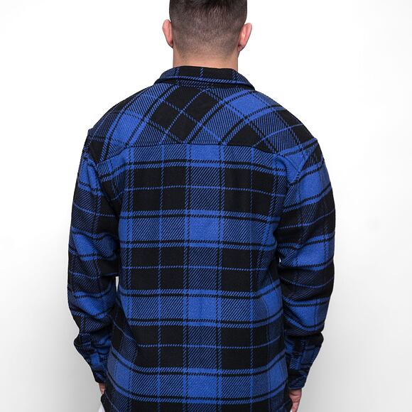 Košile Karl Kani Chest Signature Heavy Flannel Shirt blue/black