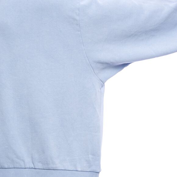 Mikina Karl Kani - College Heavy Crop Zip Hoodie - light blue