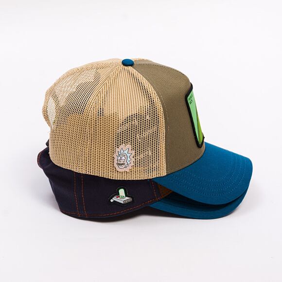 Kšiltovka Trucker Capslab Rick & Morty - Pickle Rick - Coton Et Pu