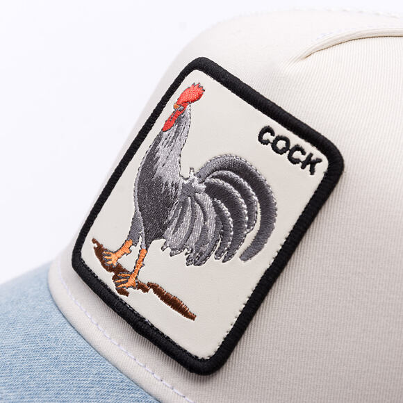Kšiltovka Goorin - Rooster Fan Institution Ball Club - White