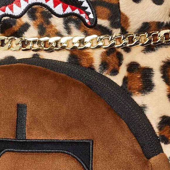 Sprayground - Leopard Money Bear Backpack 