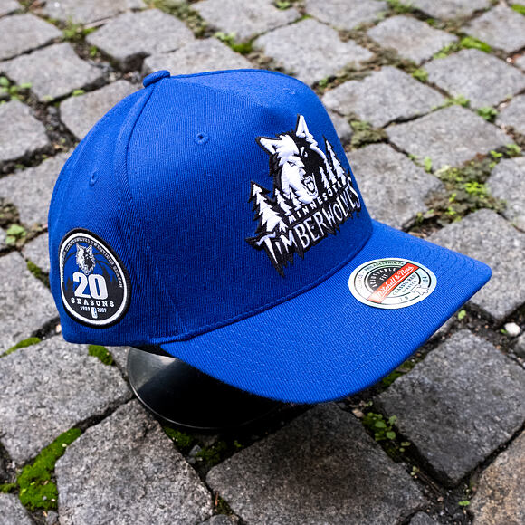 Kšiltovka Mitchell & Ness - Coldwal Classic Red - Minnesota Timberwolves - Royal Blue