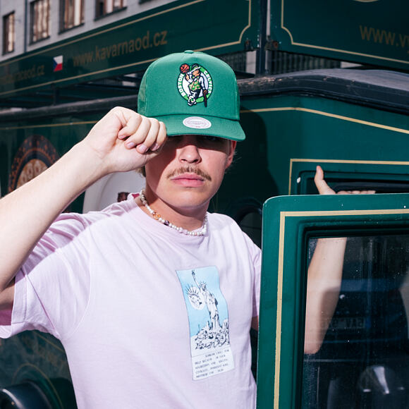 Kšiltovka Mitchell & Ness - Evergreen Trucker - Boston Celtics - Green