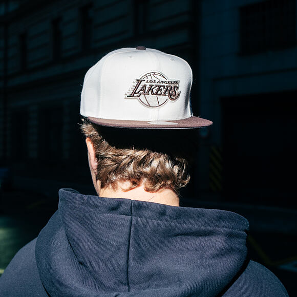 Cap Mitchell & Ness - NBA Fashion Basic 2T Snapback - Los Angeles Lakers - Cream