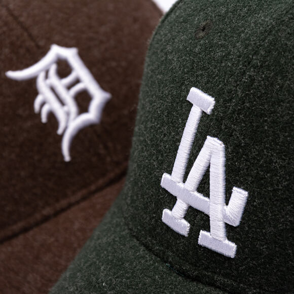 Cap New Era - MLB Melton Wool 9FORTY - LA Dodgers - Dark Green / White