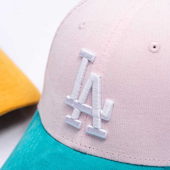 Kids Cap New Era - MLB Kids Cord 9FORTY - LA Dodgers - Light Pink / Mint