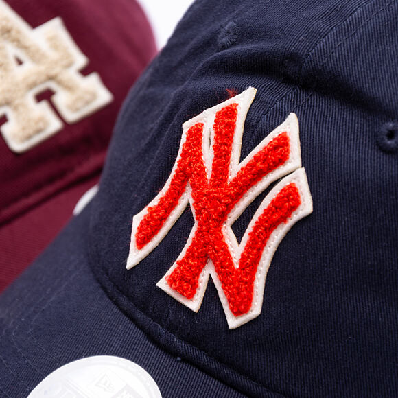 Womens Cap New Era - MLB Boucle 9TWENTY - NY Yankees - Navy / Orange