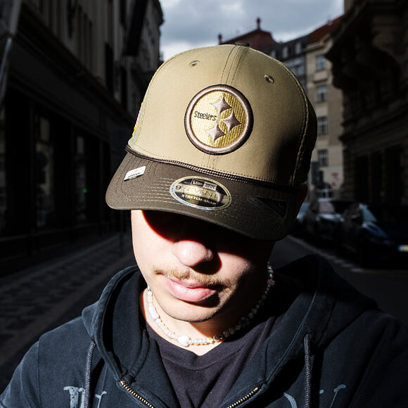 Cap New Era - NFL25 "Salute to Service" - 9SEVENTY Stretch-Snap - Pittsburgh Steelers 