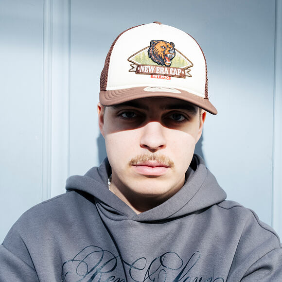 Cap New Era - Branded Graphic 9FORTY M-CROWN Trucker - Cream