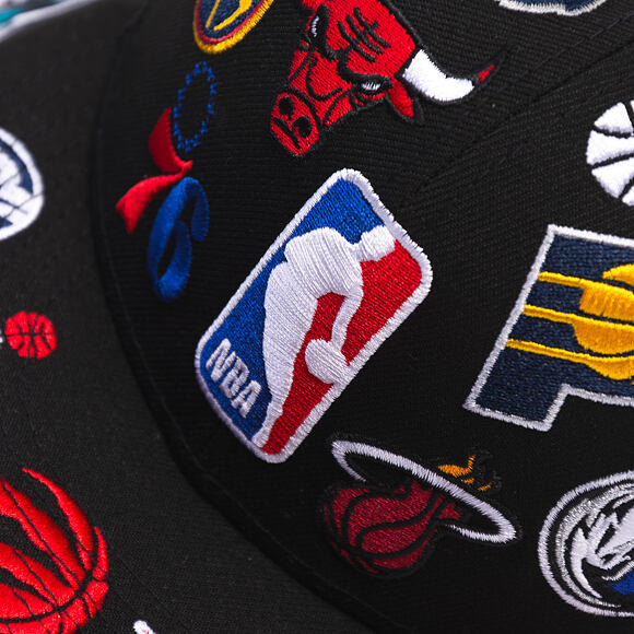 Cap New Era - NBA All Over Logo 59FIFTY - Black