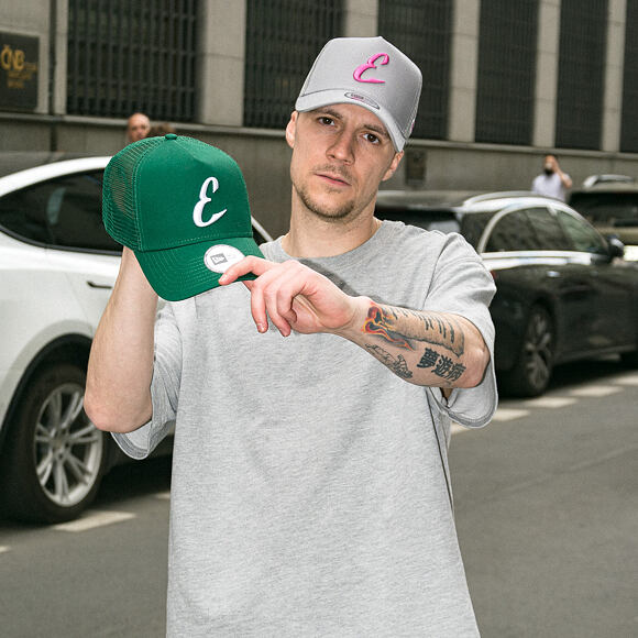 Cap New Era - Core Logo 9FORTY A-Frame Trucker - Prague Eagles - Green