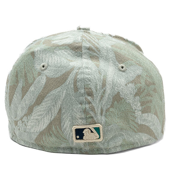 Cap New Era - MLB Three Looms "Leafy Palm" 59FORTY A-Frame - Seattle Mariners - Stone