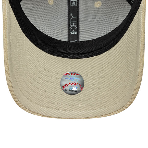Cap New Era - MLB Cord 9FORTY M-CROWN - NY Yankees - Stone