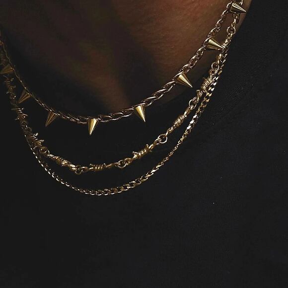 Chain Fainz - Spike Choker 5 mm - Silver