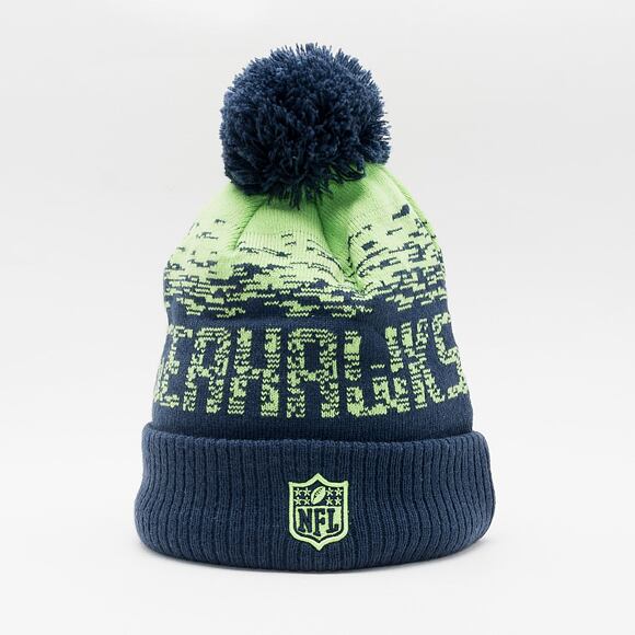 New Era NFL Sport Knit Cuff Seattle Seahawks Team Color Winter Beanie