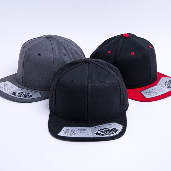 Yupoong 110 Snapback Black Cap