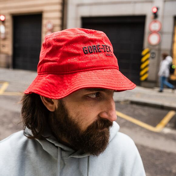 New Era Goretex Tapered Scarlet Bucket Hat