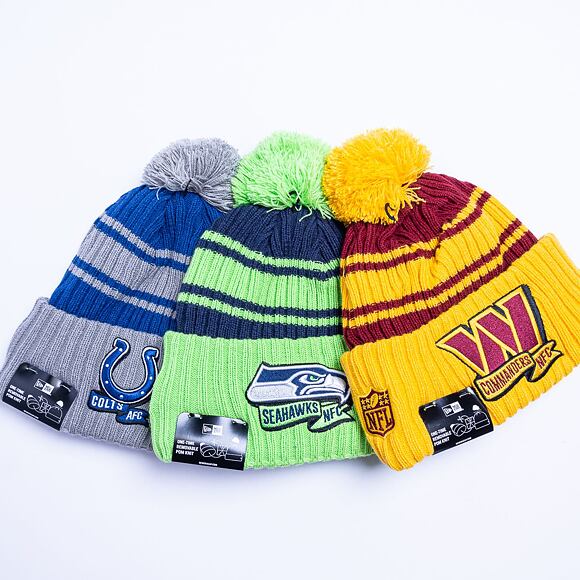 New Era NFL22 Sideline Sport Knit Washington Commanders Team Color Winter Beanie