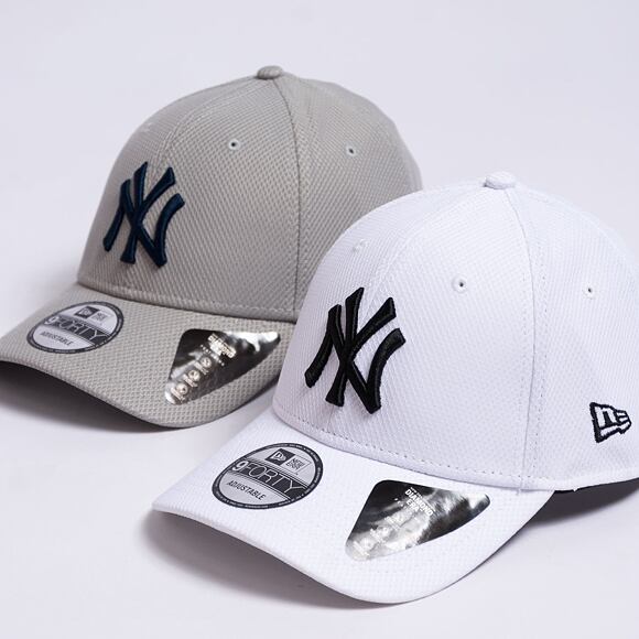 Kšiltovka New Era - MLB Essential 9FORTY - NY Yankees - Gray / Navy