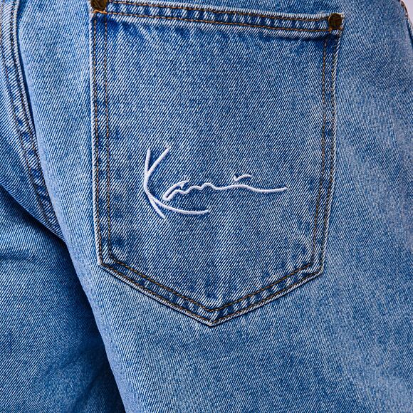 Kalhoty Karl Kani Small Signature Baggy Five Pocket Denim vintage mid blue