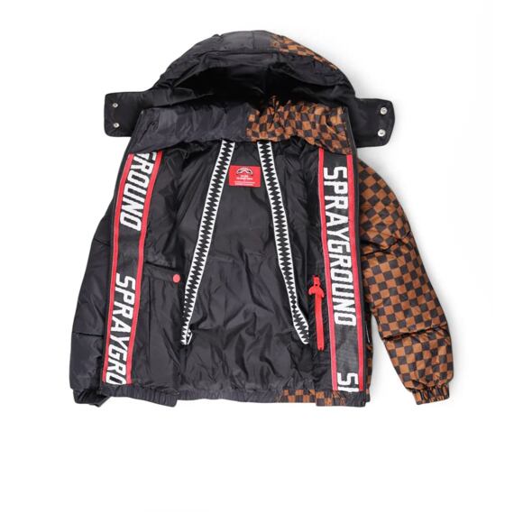 Bunda Sprayground - Black Spray Sharks Paris Down Jacket
