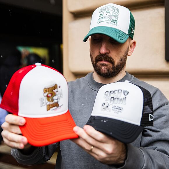 Kšiltovka New Era - NFL Superbowl 9FORTY Trucker - NY Jets - Emerald Green