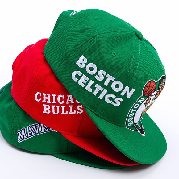 Kšiltovka Mitchell & Ness - Chicago Bulls - Big Time Snapback - Red