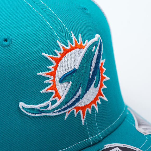 Kšiltovka New Era - NFL Contrast Stitch 9SEVENTY Stretch-Snap - Miami Dolphins - Teal