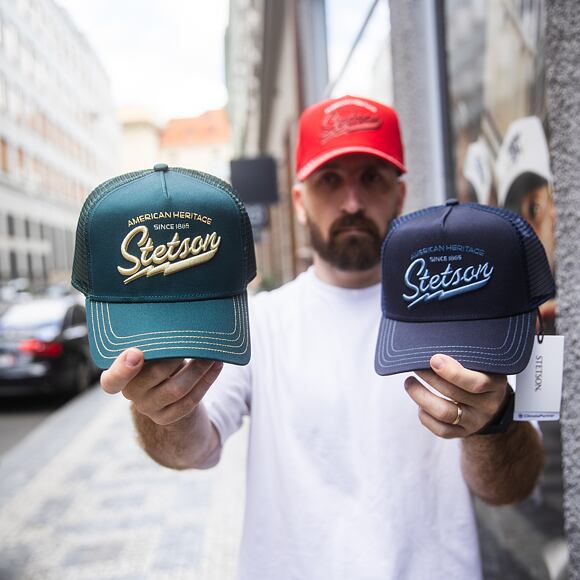 Kšiltovka Stetson - Trucker Cap American Heritage Classic - 4