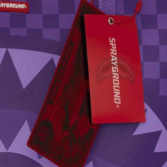 Sprayground - Purple Shark Sharks In Paris Tote