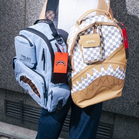 Sprayground - Gold Lurex Burnout Spec Ops Backpack 