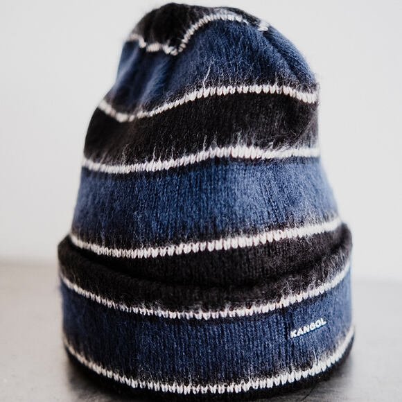 Kangol - Fuzzy Stripe Beanie - Black