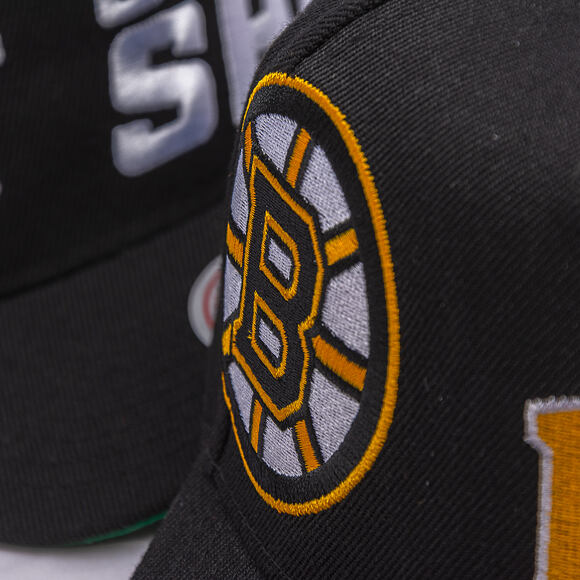 Kšiltovka Mitchell & Ness - NHL Busted Pro - Boston Bruins - Black