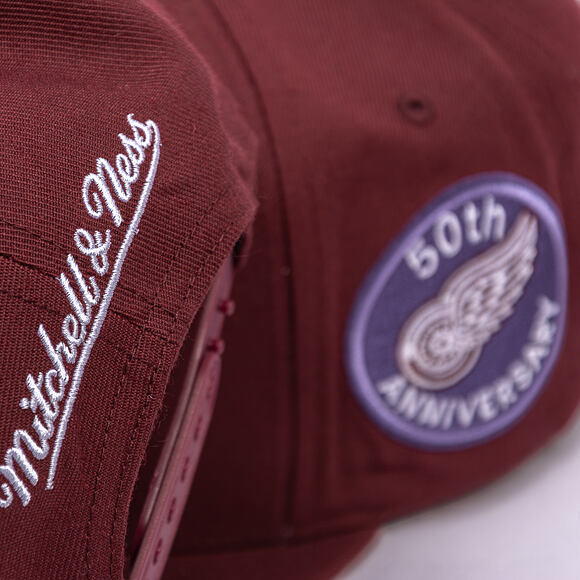 Cap Mitchell & Ness - NHL Fashion Basic Snapback - Detroit Red Wings - Dark Purple