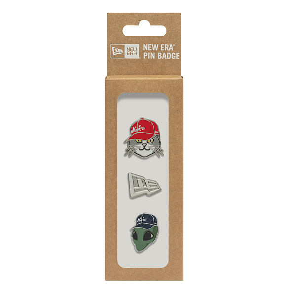 Pin New Era - Branded 3× Cap Pin Set - Silver