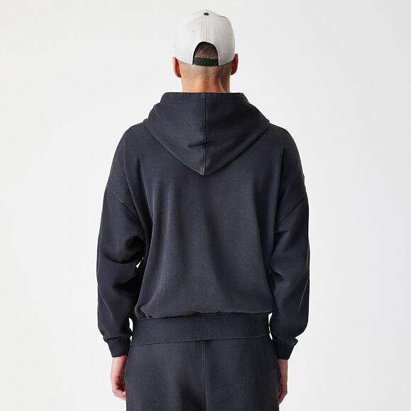 Sweatshirt New Era - Branded Washed Full-Zip Hoody - Black