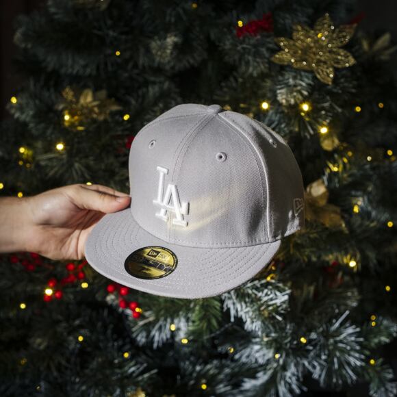 Cap New Era - MLB Basic 59FIFTY - LA Dodgers - Grey / White