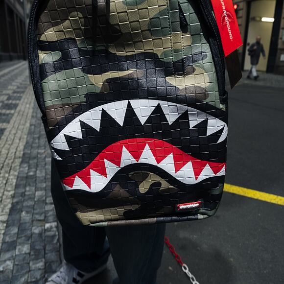 Sprayground Woodland Camo Check Backpack