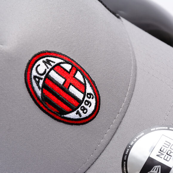 Cap New Era -  Patch 9FORTY Trucker - Ac Milan - Grey