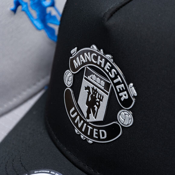 Cap New Era -  Reflective 9FORTY Trucker - Manchester United FC - Black