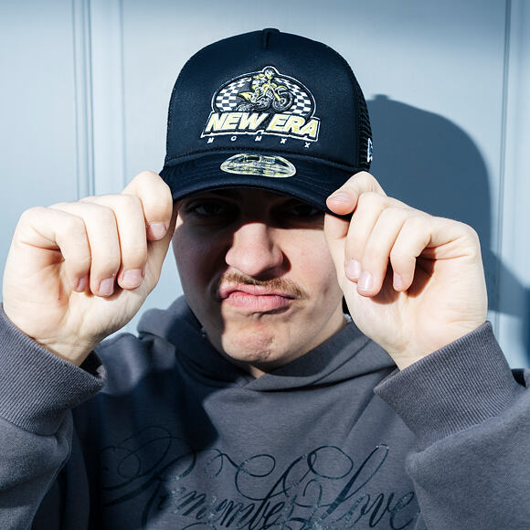 Cap New Era - Branded Graphic 9FORTY M-CROWN Trucker - Black