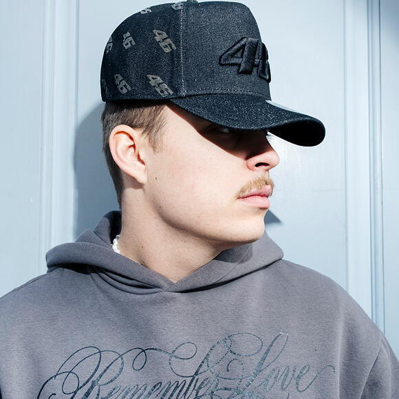 Cap New Era - Valentino Rossi VR46 Denim 9FORTY Trucker - VR46 - Black