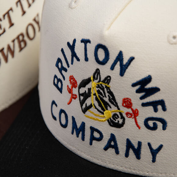 Cap Brixton - Trophy Horse MP Snapback - Black/Off White