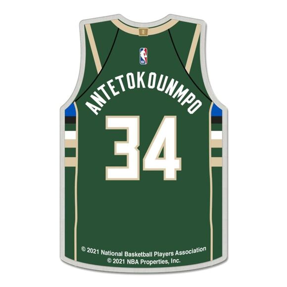 Pin WinCraft by Fanatics - NBA - Jewelry Card - Giannis Antetokounmpo