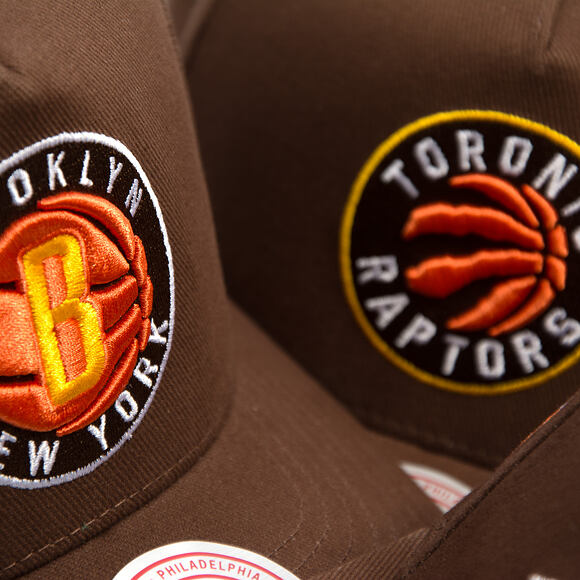 Cap Mitchell & Ness - NBA - Chestnut Peak - Brooklyn Nets - Brown
