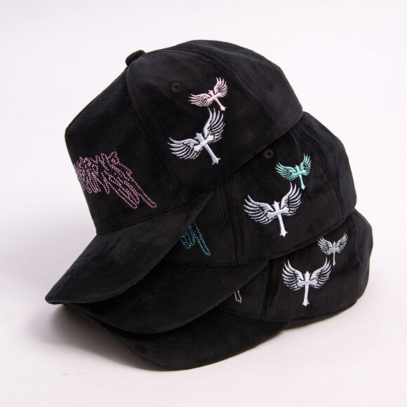 Cap Reflection Luxury New Angel Cap - Black Pink Script