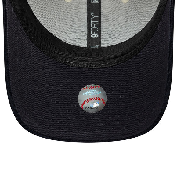 Cap New Era - MLB Cord 9FORTY M-CROWN - NY Yankees - Cream / Navy