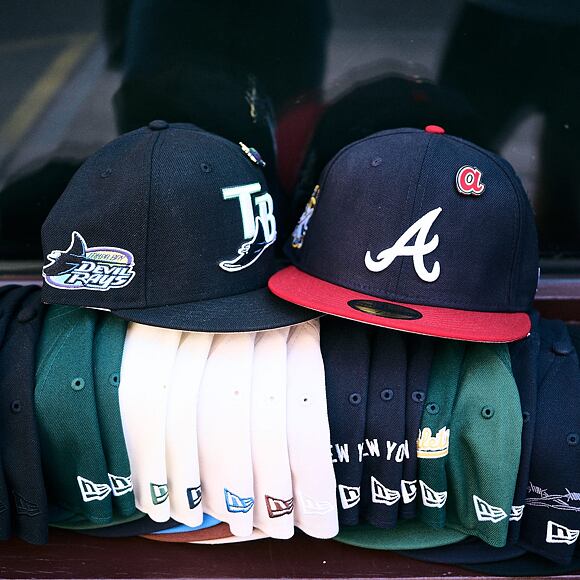 Cap New Era - MLB IMAGE DROP 59FIFTY - Tampa Bay Rays - Black
